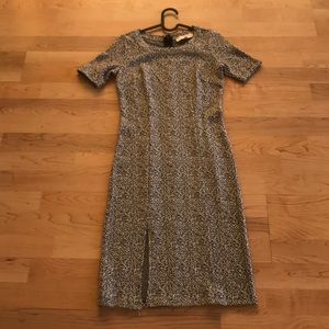 NEW Loft NWT, Black and Cream Dress, 00P